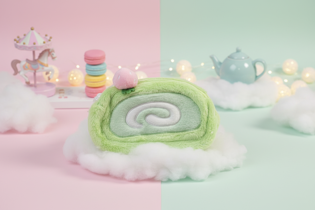 Fluffy Green Plush Bag Hero Banner